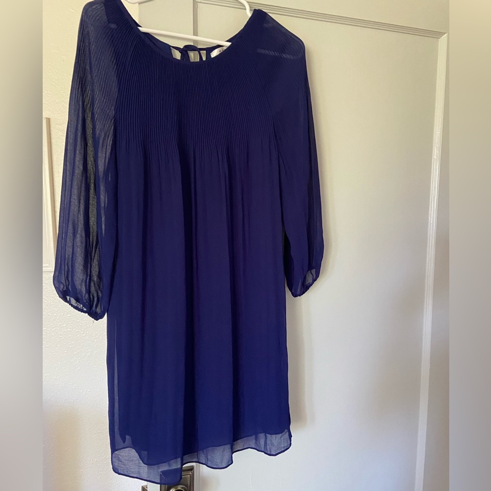 Long sleeve mini dress